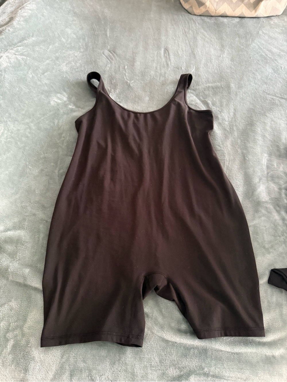 Women’s black maternity romper